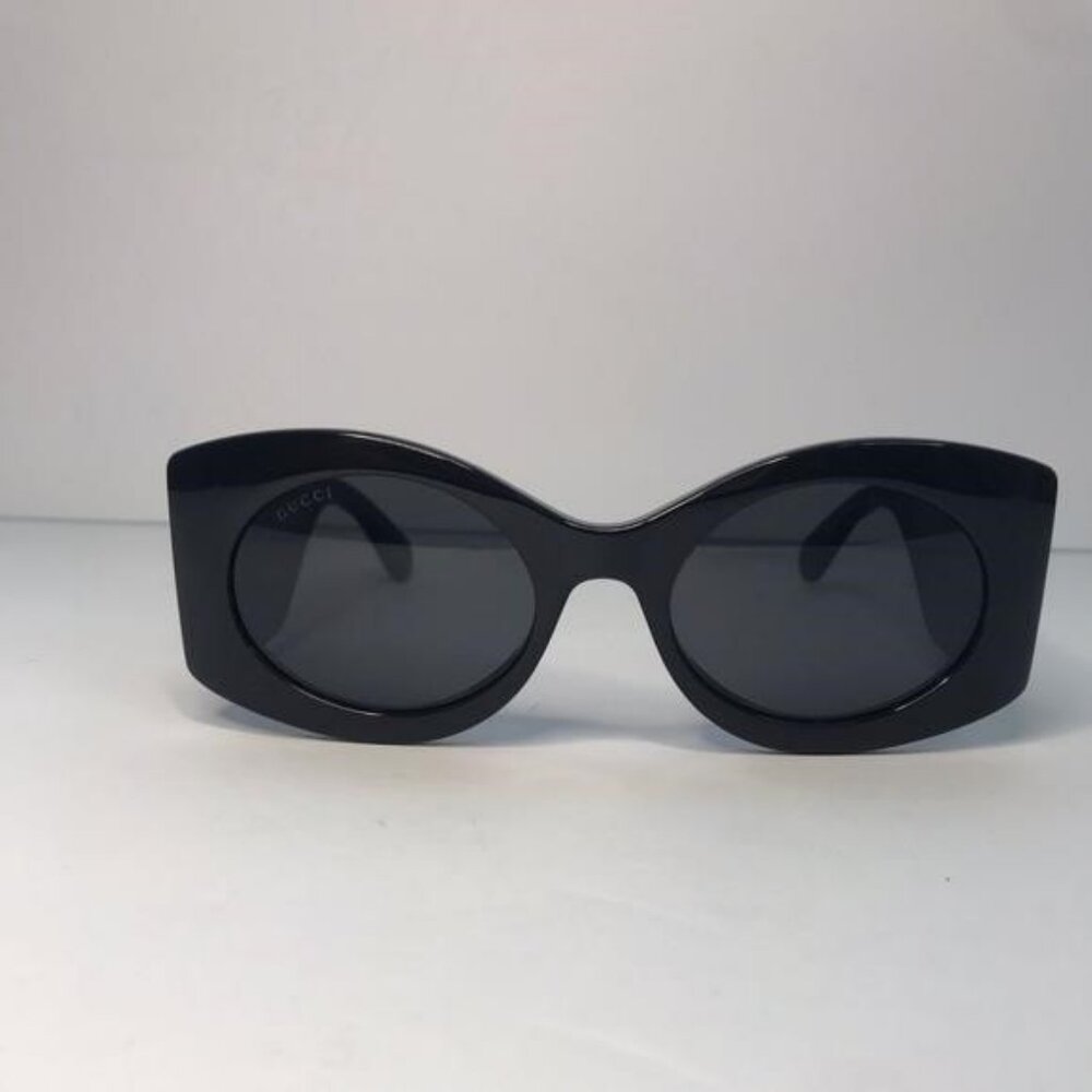 New- 💯 Original  Gucci GG0810S 001 Oval Quilted Thick Rim sunglasse - Picture 17 of 17